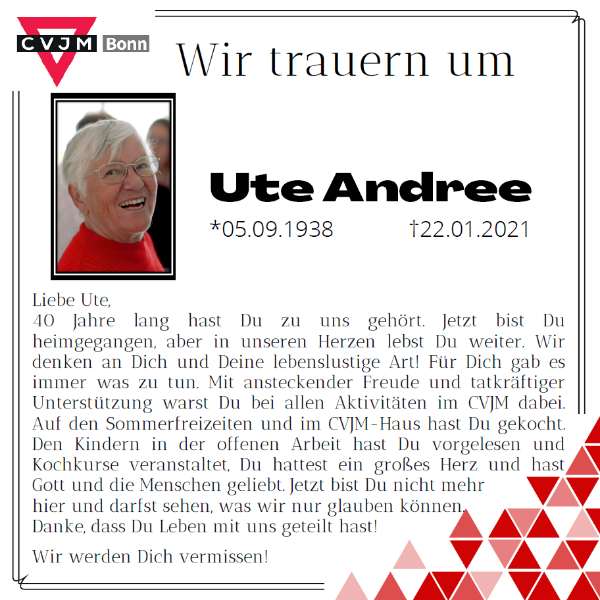Abschied Ute Andree